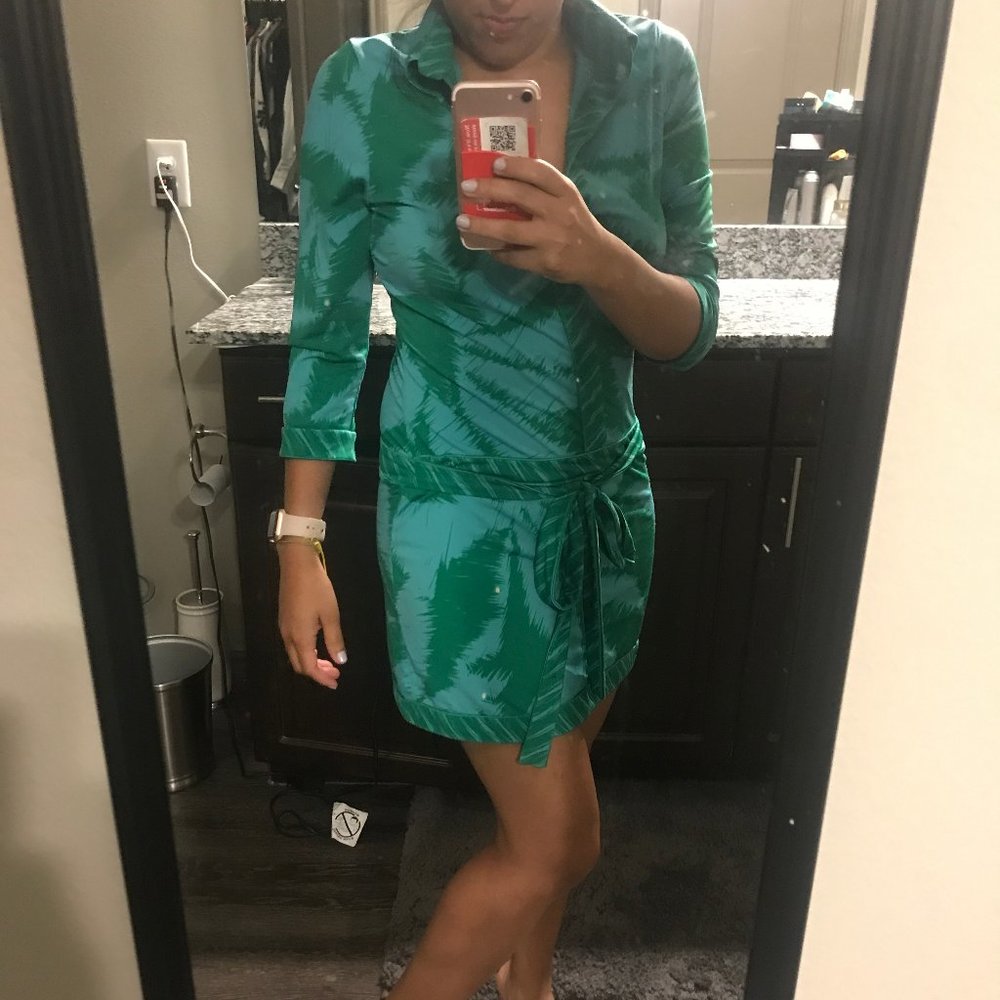 BCBG MaxAzria Green Summer Tunic Dress